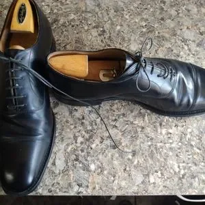 Church\'s Men\'s Black Custom Grade England Captoe Laceup Oxford Size 11C Churchs | Shoes | Churchs Mens Black Custom Grade England  main image 4